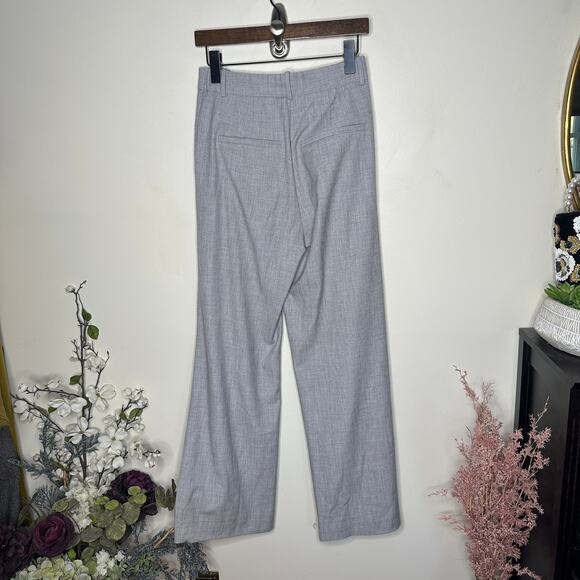 ABERCROMBIE & FITCH Sloane Tailored Pant Heather Gray Sz 26/2R {X22} - Picture 3 of 5